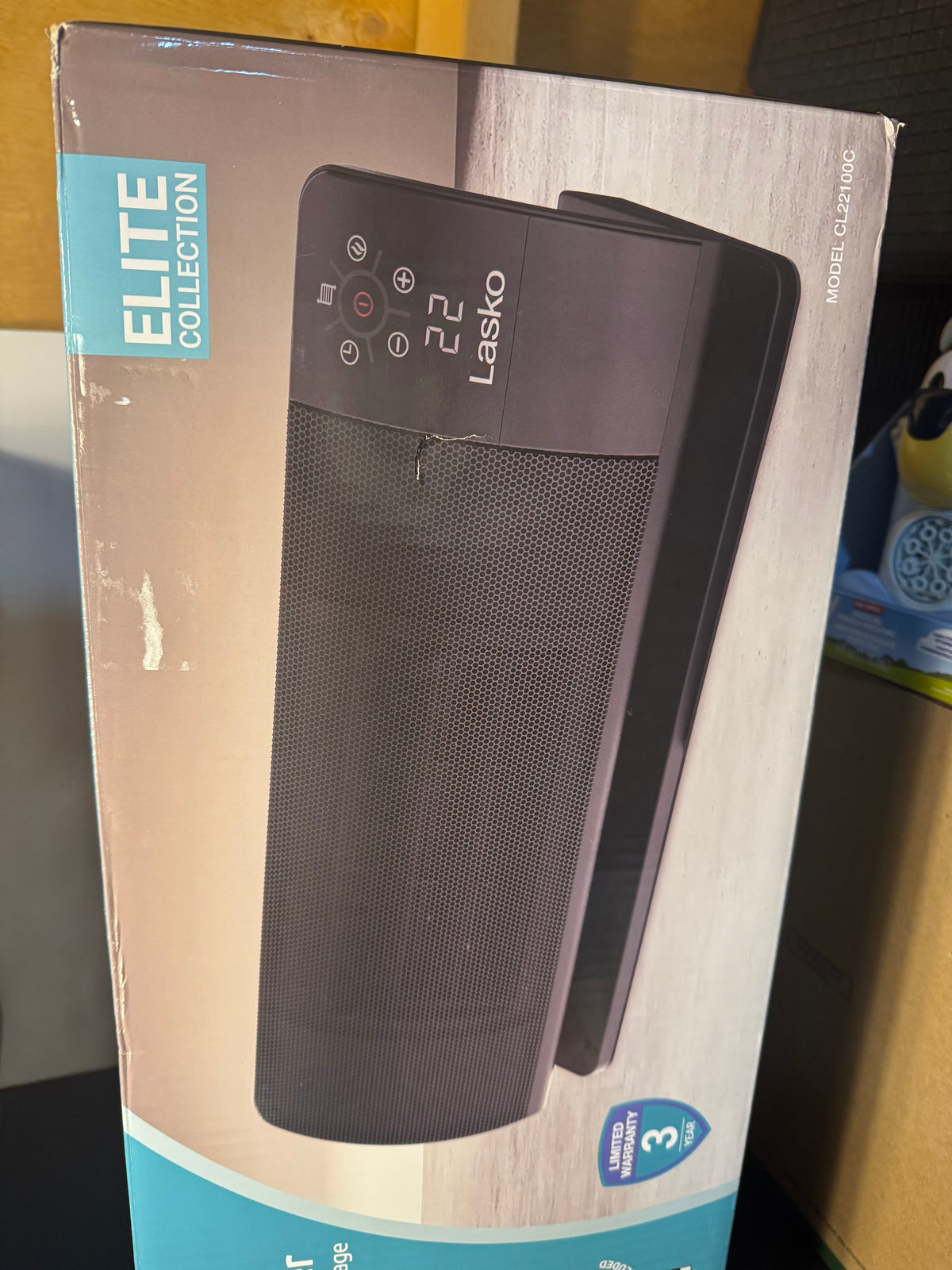 Lasko Low Profile Heater Model CL22100C 1,500-Watt Heater.