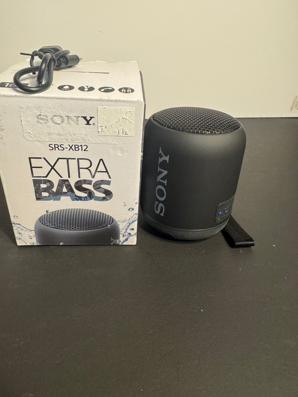 Sony SRS-XB12 Extra BASS Wireless Bluetooth Portable Lightweight Compact Travel Speaker