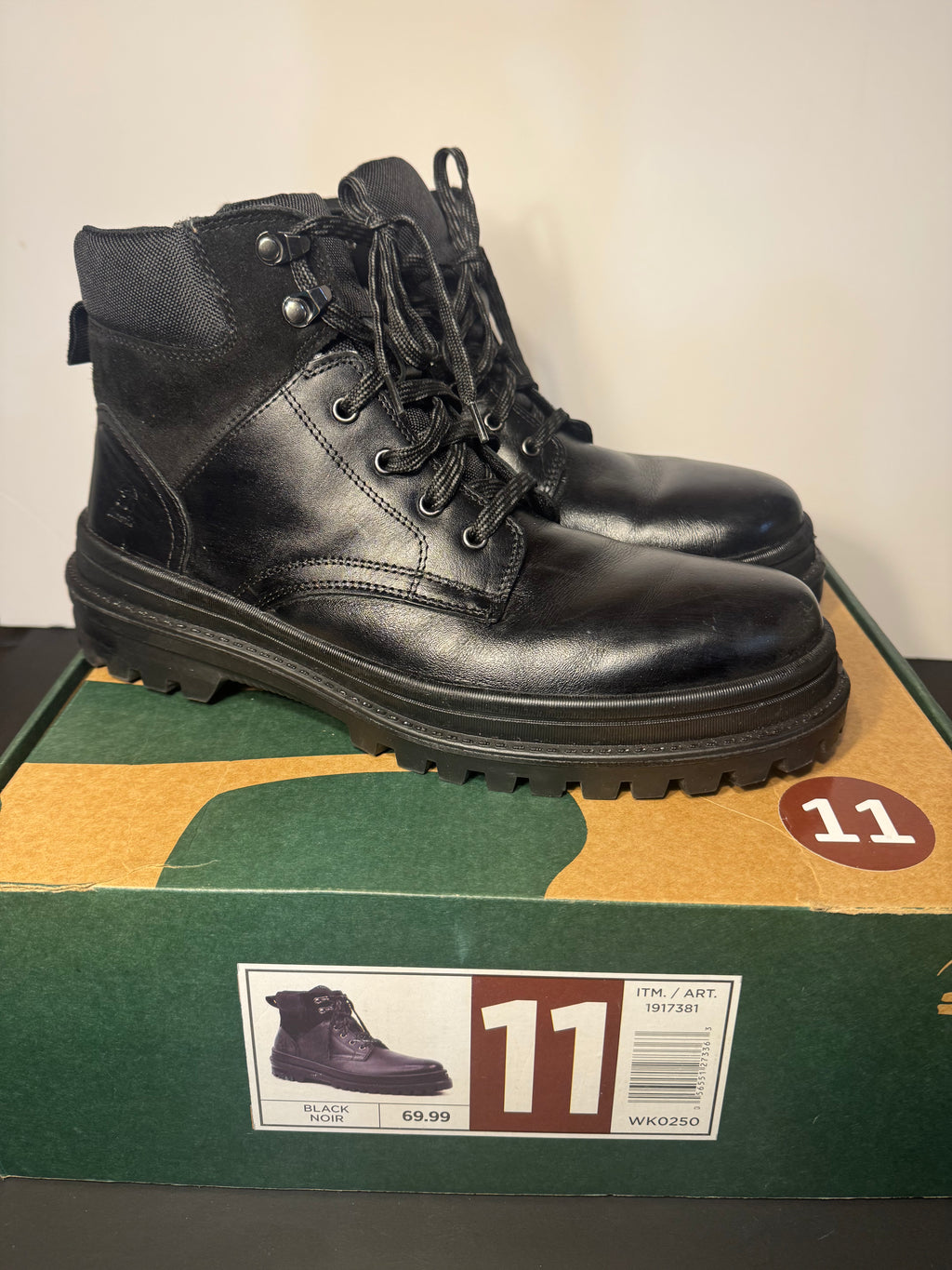🥾 NEW KAMIK MEN’S BOOTS – BLACK | SIZE 11 🥾