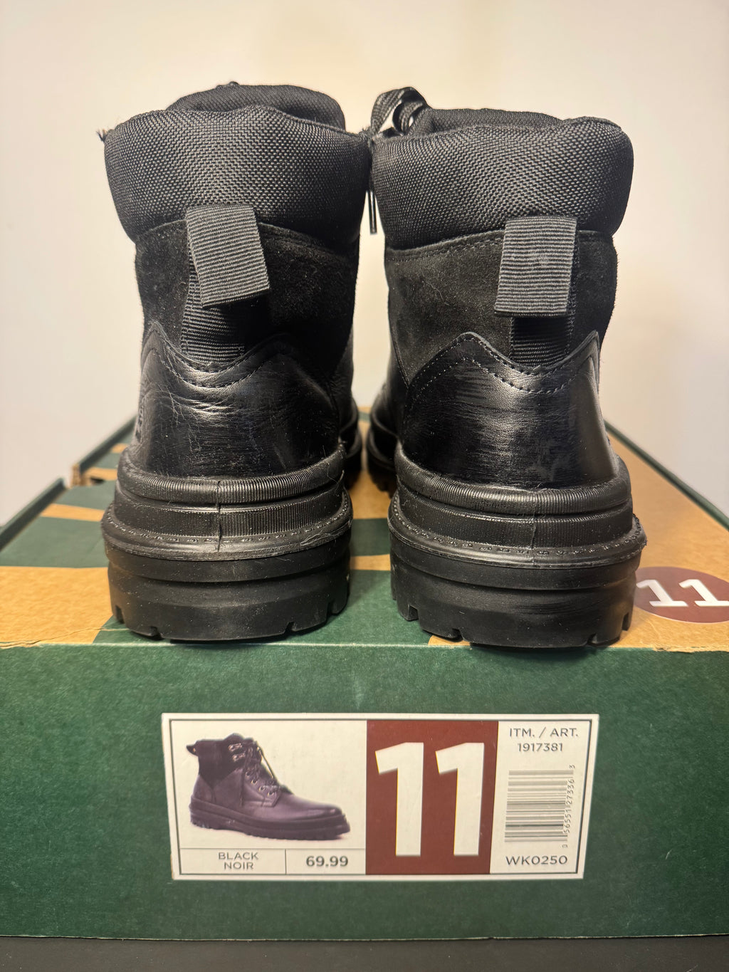 🥾 NEW KAMIK MEN’S BOOTS – BLACK | SIZE 11 🥾