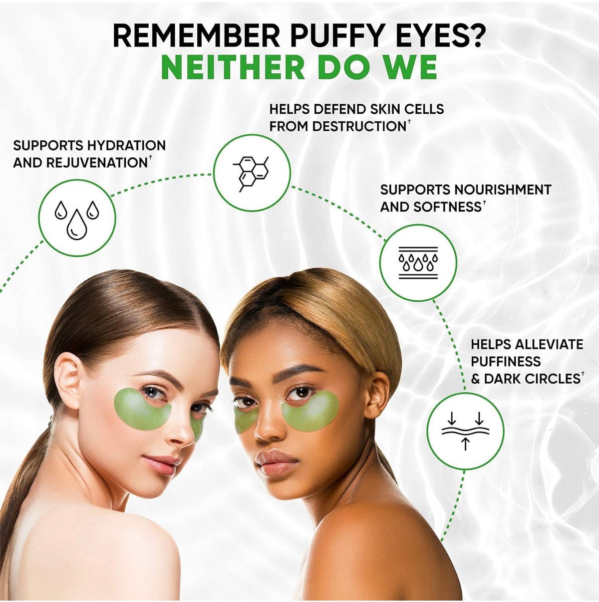 Green Tea Matcha + Collagen Eye Mask (3 for $75)