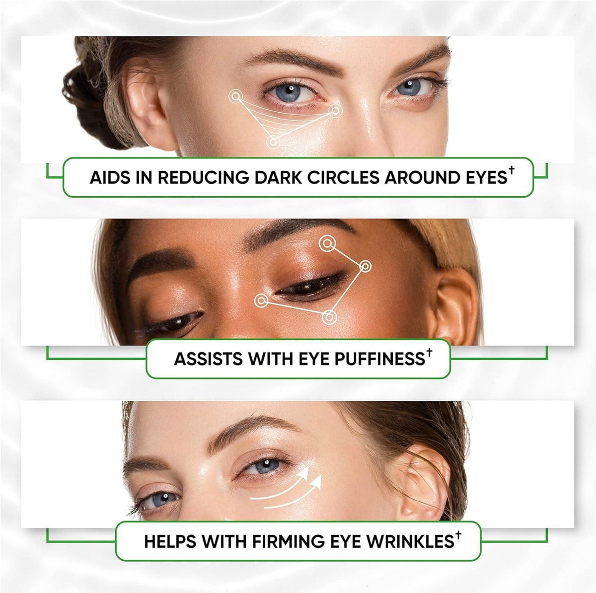 Green Tea Matcha + Collagen Eye Mask (3 for $75)