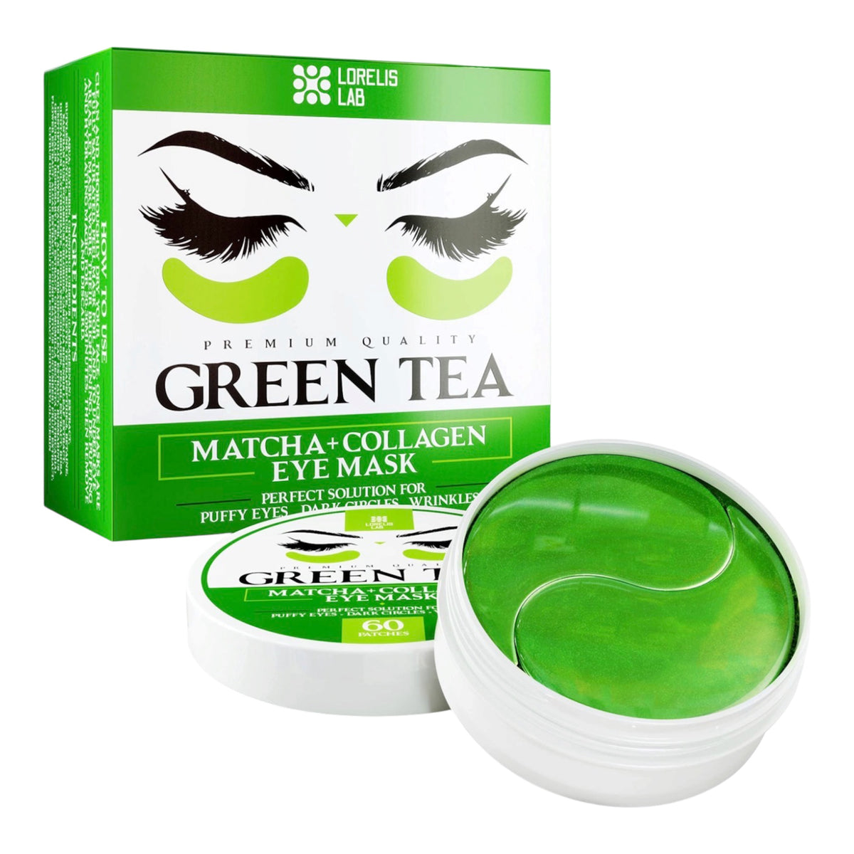 Green Tea Matcha + Collagen Eye Mask (3 for $75)