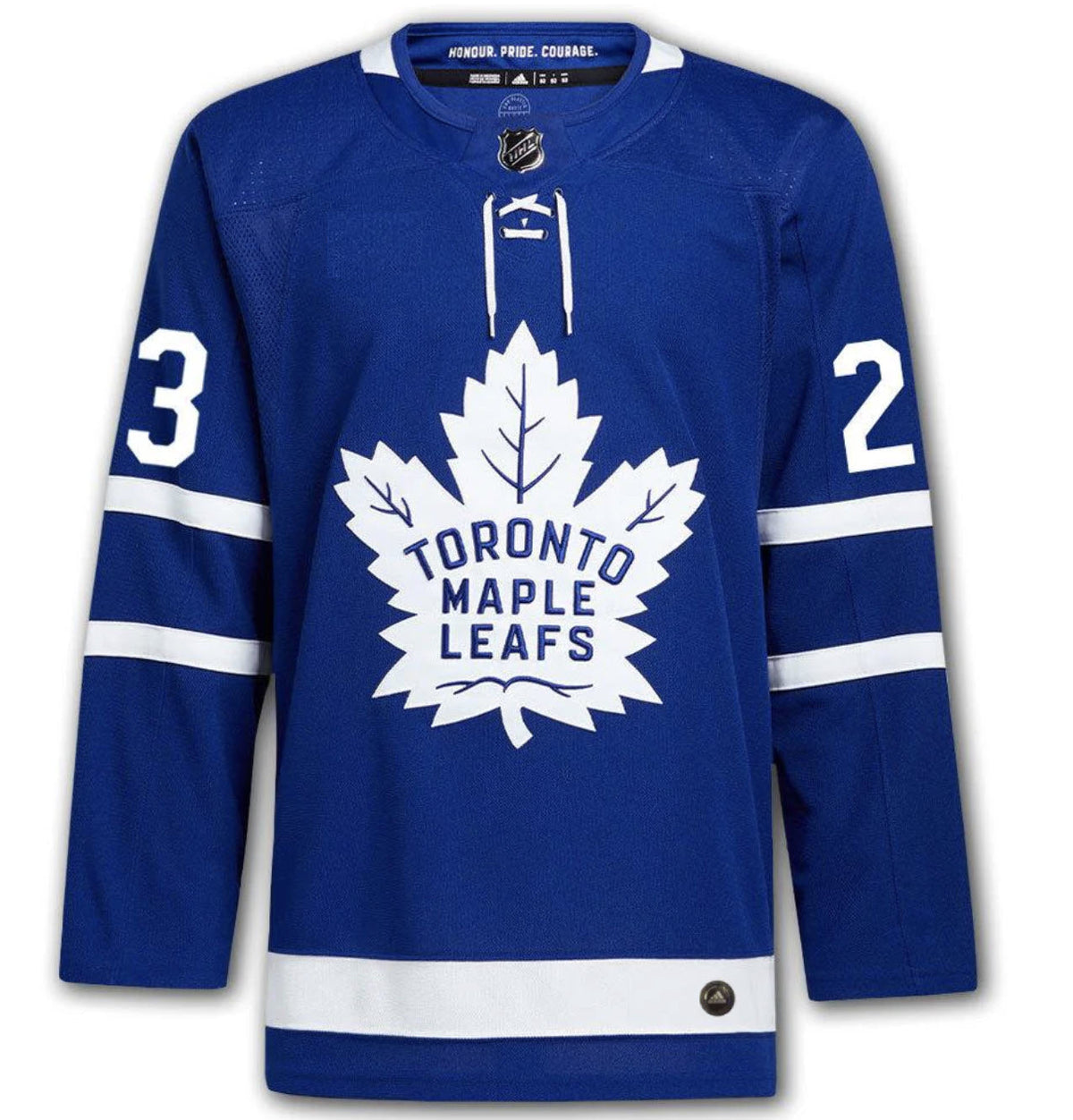 Matthew Knies Autographed Toronto Maple Leafs Blue Jersey