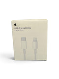 KMD MarketHub Apple USB-C to Lightning 2-metre charging cable in white retail box packaging