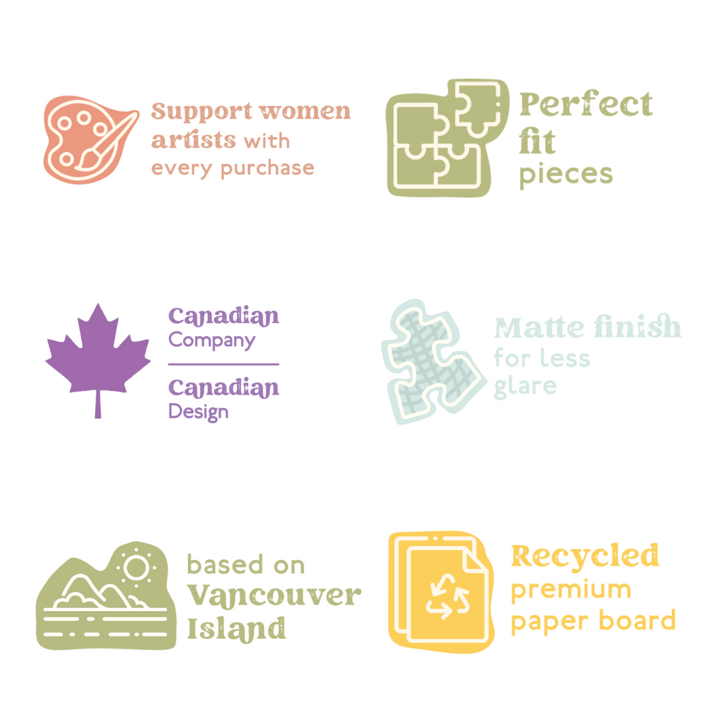 Jasper Flowers | 500-Piece Puzzle for Adults | Designed in Canada by Kelsey Voss